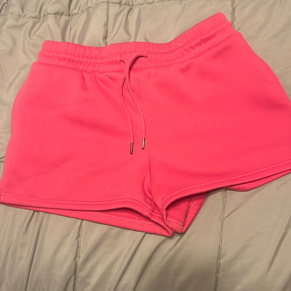 Pink Drawstring Shorts